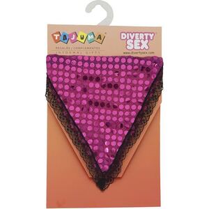 Tanga Lentejuelas Fuscia Chica