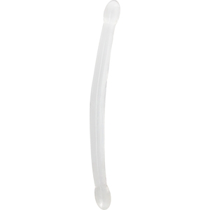 Realrock – Dildo Doble – 17/ 42 Cm – Transparente