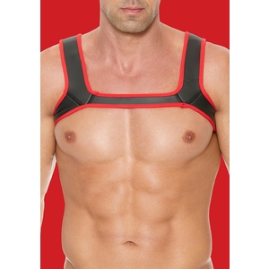 Ouch Puppy Play – Arnés DE Neopreno – Rojo