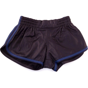 Pantalón Cuero Hombre-azul
