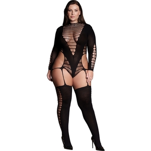Le Désir-shade-kalyke Xxiii – Bodystocking Con Cuello Alto – Talla Grande