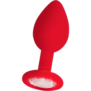 Regular Plug Diamante Rojo
