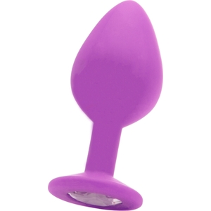 Large Plug Diamante Morado