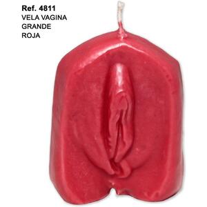 Vela Vagina Grande Roja