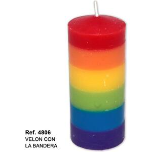 Velon Grande Con LA Bandera Lgbt