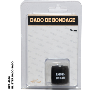 Blister Dado Negro Sado DE 3 Mm X 3 Mm