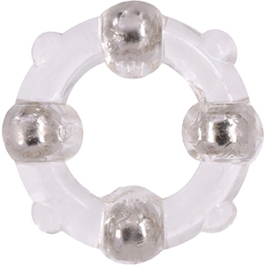 Menzstuff Stud Ring Clear