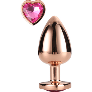Gleaming Love Rose Gold Plug Medium