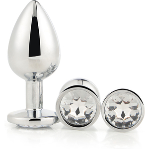 Gleaming Love Silver Plug Set