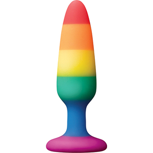 Colourful Love Rainbow Anal Plug Small