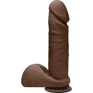 The Perfect D Pene Realístico 17 Cm Chocolate