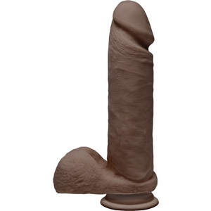 The Perfect D Pene Realístico 20 Cm Chocolate