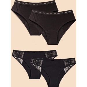 Pack-4-bragas En Bambú Flujo Abundante Agadir-logos