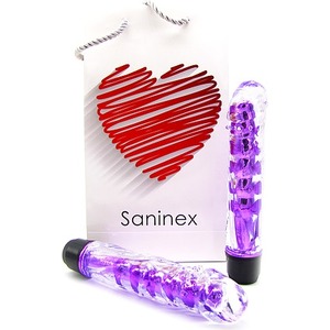 Saninex Vibrador Fantastic Reality – Metálico/morado