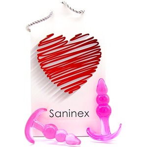 Saninex Plug Initiation 3d Pleasure – Economic Line – Rosa