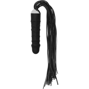 Dildo DE Silicona Con Cola 30cm – Negro