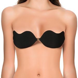 Invisible Bra Strapless Autoadhesivo – Color Negro