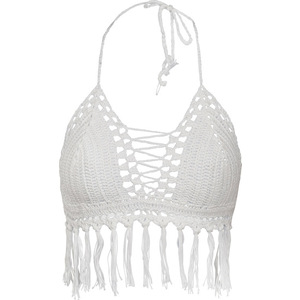 Bikini Weavefringe Blanco