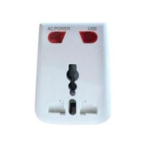 Adaptador Viaje Cuadrado Con 1 Toma Usb 7hsevenon Elec