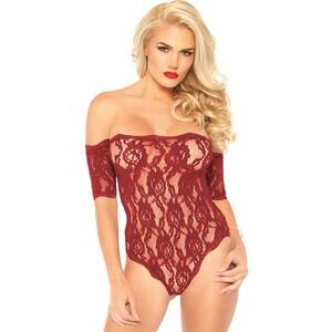 Body Teddy DE Encaje Floral – Negro