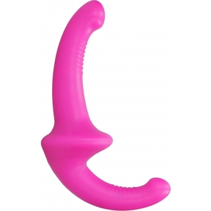 Dildo Con Arnés Sin Sujección Silicona – Rosa