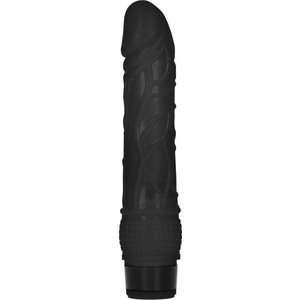 Gc Pene Vibrador Delgado Realístico 20cm – Negro