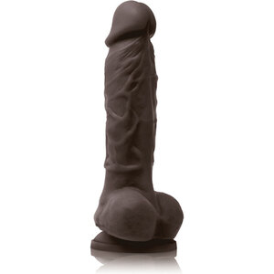 Colours Pleasures Pene Realístico 18cm – Marrón