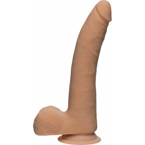 The D – Realistic D Pene Con Testículos Slim 22.61x4.32cm