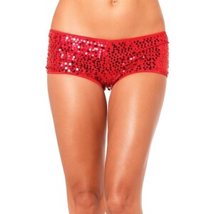 Leg Avenue Braguita Lentejuelas Rojas
