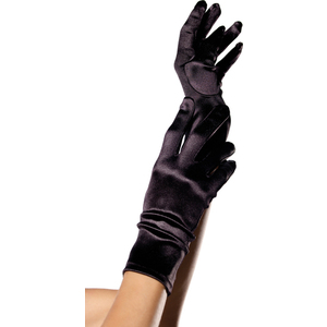 Leg Avenue Guantes Saten Negro