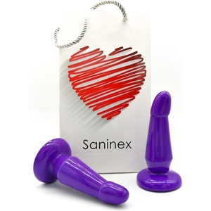 Saninex Devotion – Plug & Dildo Con Base Succión – Morado