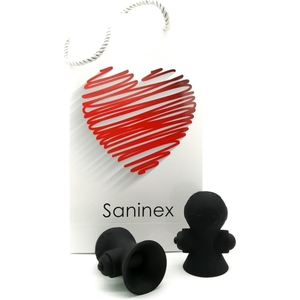 Saninex Suctioner World – Vibrador Con Succión – Negro