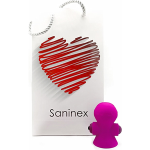 Saninex Suctioner World – Vibrador Con Succión – Morado