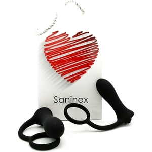Saninex Brave – Plug Vibrador Con Anillo – Negro