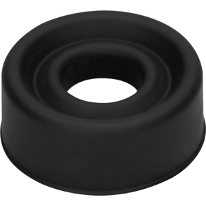 Anillo Silicona Grueso Grande Negro
