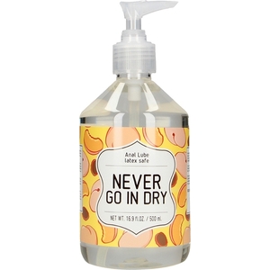 Lubricante Anal – Never Go IN Dry – 500 Ml