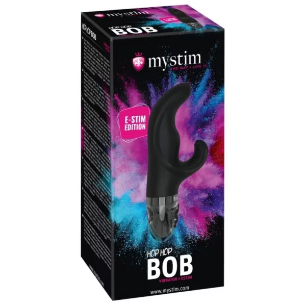 Mystim Bob – Vibrador Conejito E-Stim | Doble placer con electroestimulación - Imagen 6