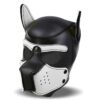 Hound Máscara DE Perro Neopreno Hocido Extraíble Negro/blanco Talla Única - Imagen 2