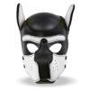 Hound Máscara DE Perro Neopreno Hocido Extraíble Negro/blanco Talla Única - Imagen 3