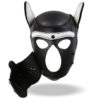 Hound Máscara DE Perro Neopreno Hocido Extraíble Negro/blanco Talla Única - Imagen 5