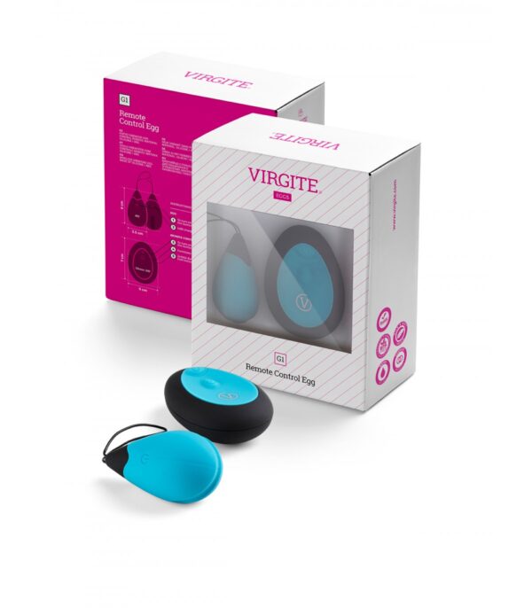 Huevo Vibrador G1 Recargable Azul - Imagen 4