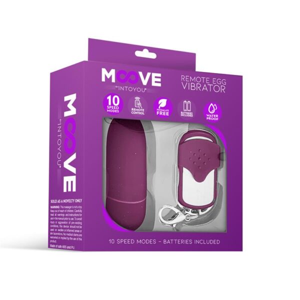 Huevo Vibrador Con Control Remoto Dark Purple - Imagen 2