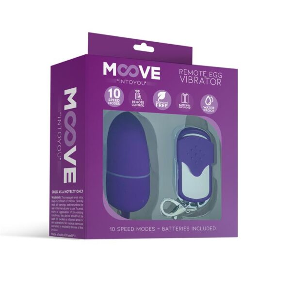 Huevo Vibrador Con Control Remoto Mini Púrpura - Imagen 2