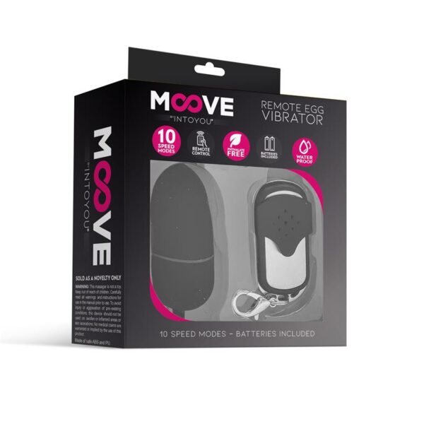Huevo Vibrador Con Control Remoto Tamaño Mediano Negro - Imagen 2