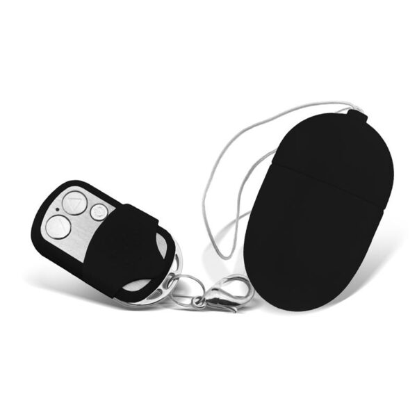 Huevo Vibrador Con Control Remoto Tamaño Mediano Negro - Imagen 3