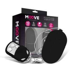 Huevo Vibrador Con Control Remoto Tamaño Mediano Negro