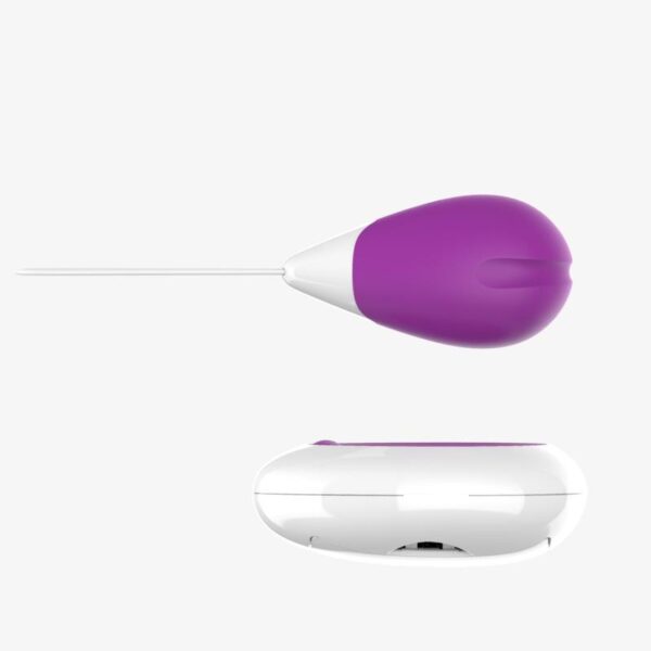 Huevo Vibrador Con Control Remoto Usb Púrpura - Imagen 3