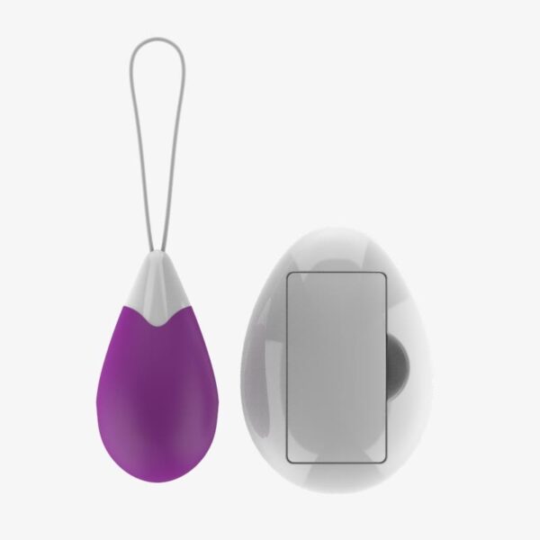 Huevo Vibrador Con Control Remoto Usb Púrpura - Imagen 4