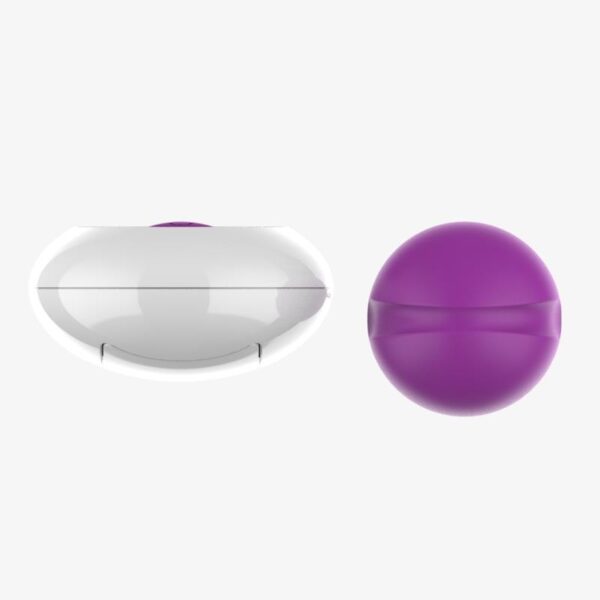 Huevo Vibrador Con Control Remoto Usb Púrpura - Imagen 5