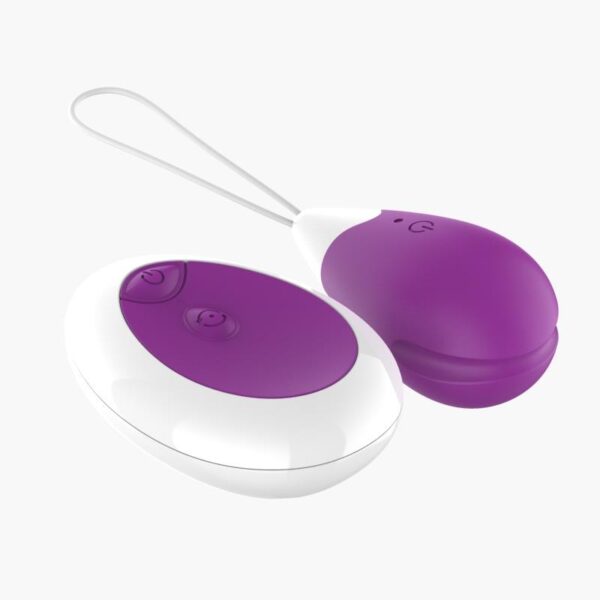 Huevo Vibrador Con Control Remoto Usb Púrpura - Imagen 6